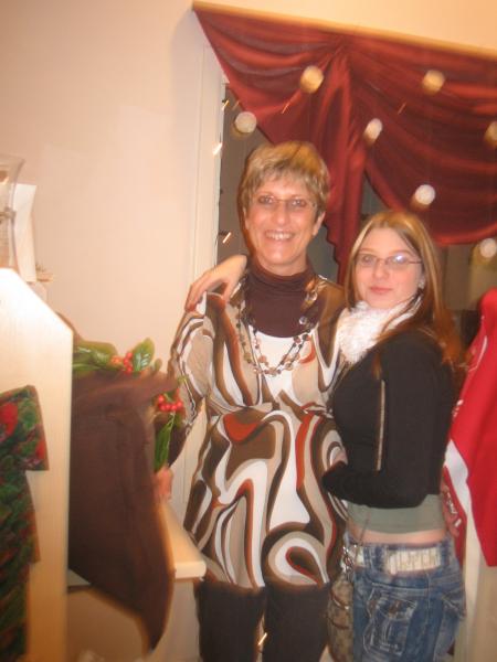 moi et ma prof de couture